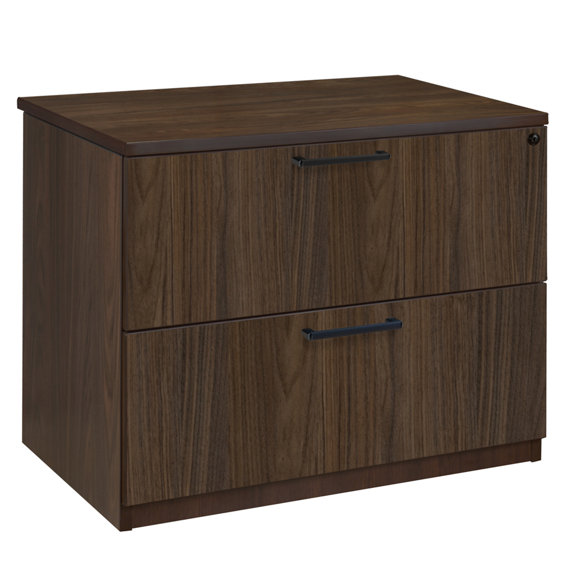 Regency Furniture Legacy 2-Drawer Lateral File — Neo Walnut, Lockable, Model# LPLF3624NW
